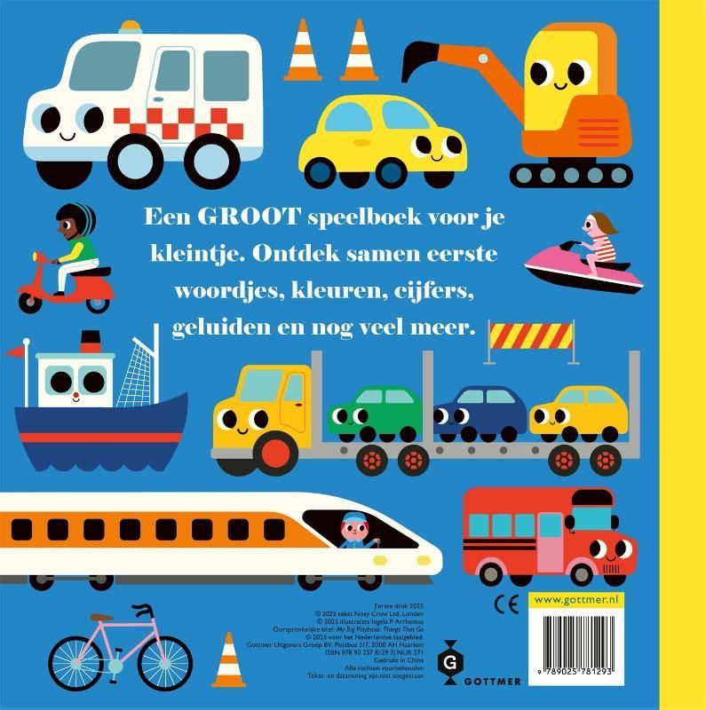 P. Ingela Arrhenius; Mijn grote speelboek Voertuigen