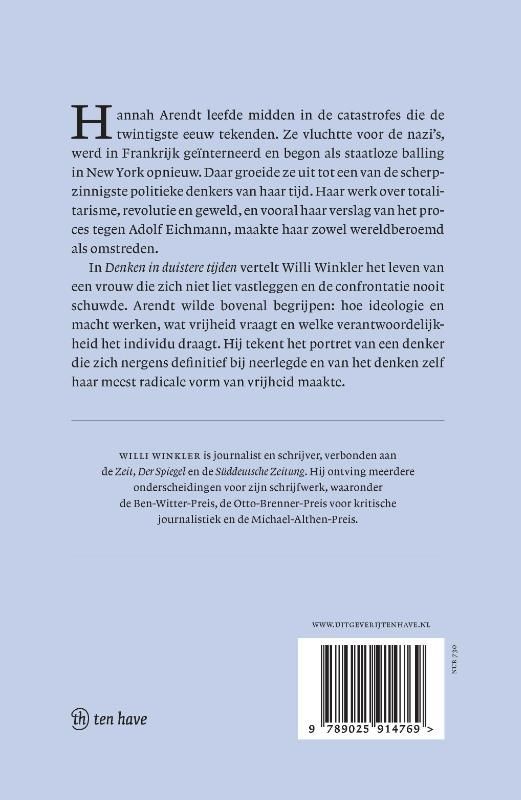 Willi Winkler; Denken in duistere tijden
