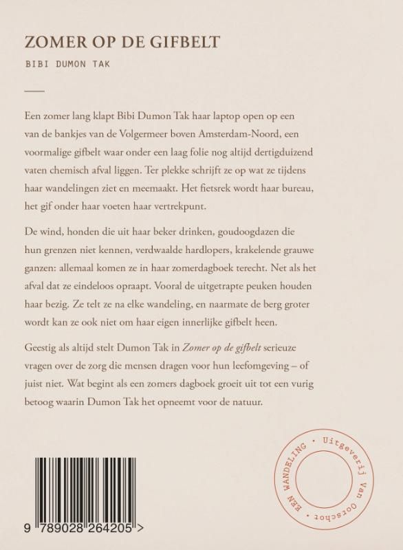 Bibi Dumon Tak; Zomer op de gifbelt