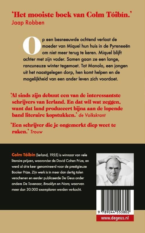 Colm Tóibin; Een lange winter