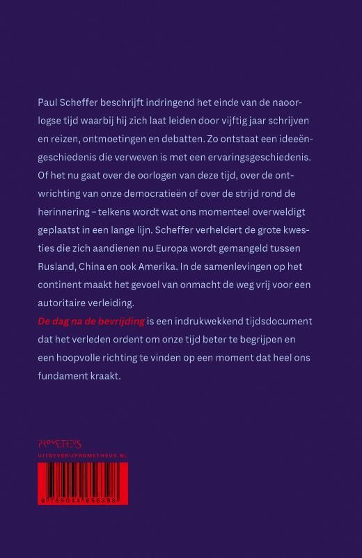 Paul Scheffer; Dag na de bevrijding