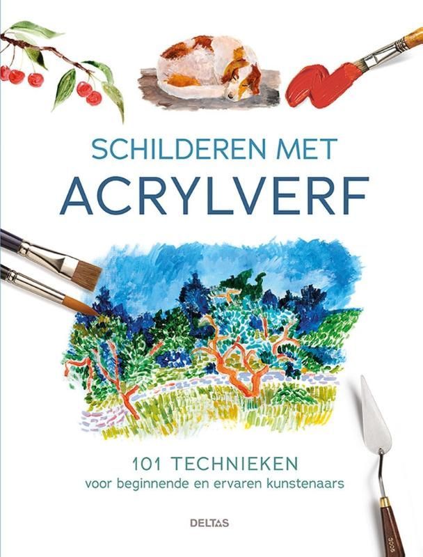 David Sanmiguel; Schilderen met acrylverf