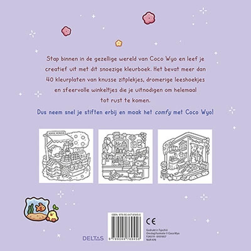 Cozy Corner Cute & Comfy kleurboek Coco Wyo