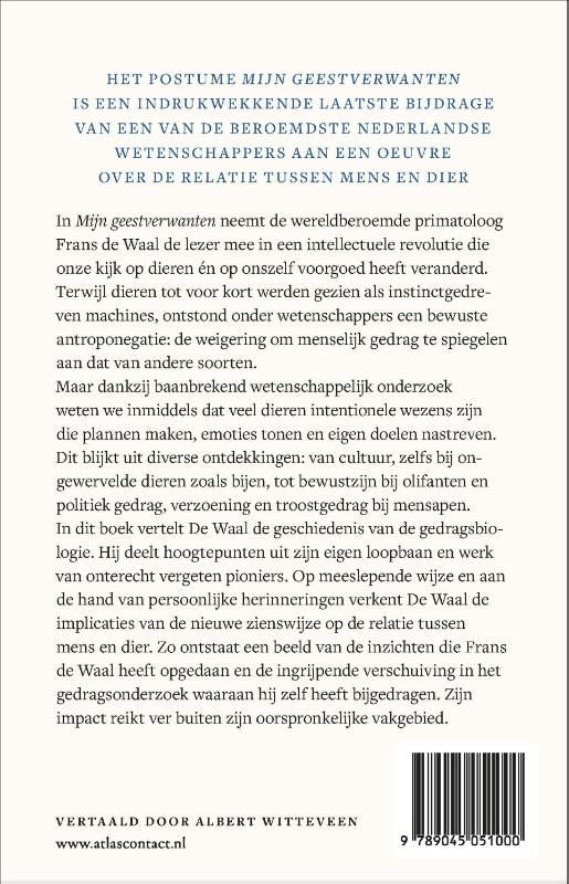 Frans de Waal; Mijn geestverwanten