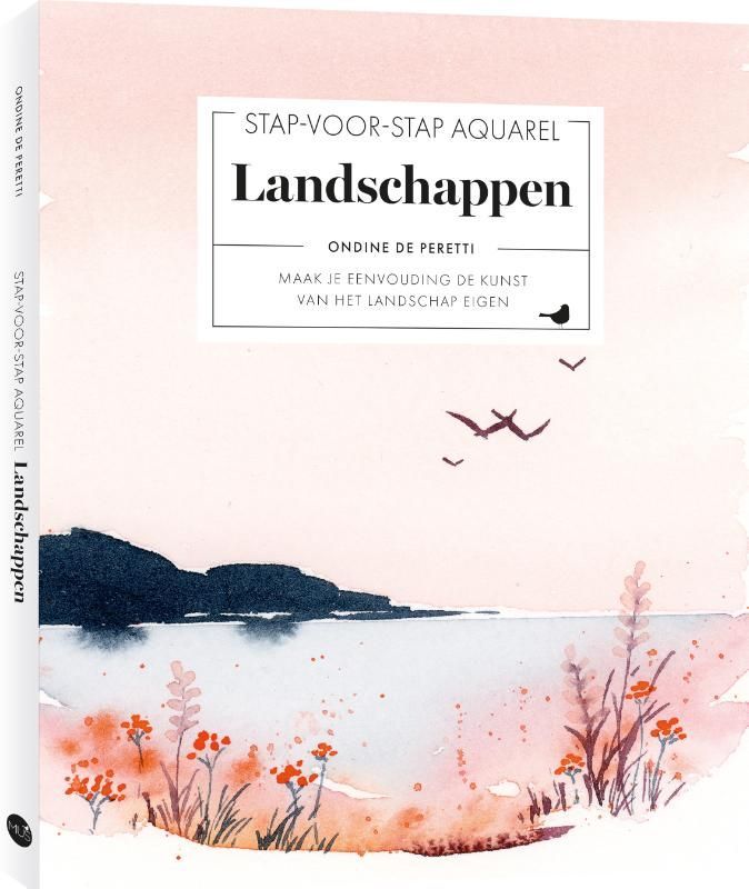 Ondine de Peretti; Stap-voor-stap aquarel; Landschappen