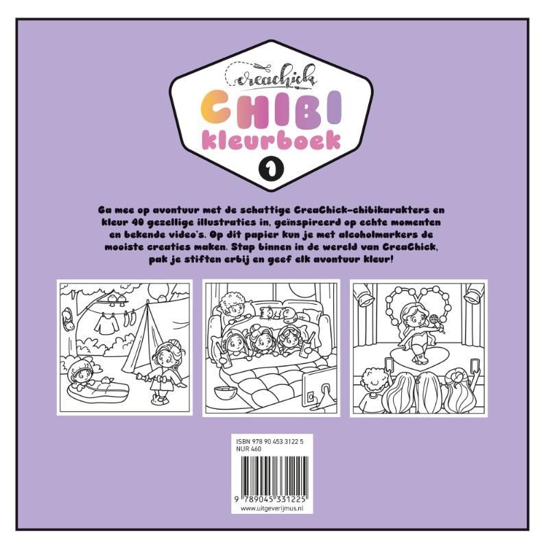 CreaChick; CreaChick Chibikleurboek - 1