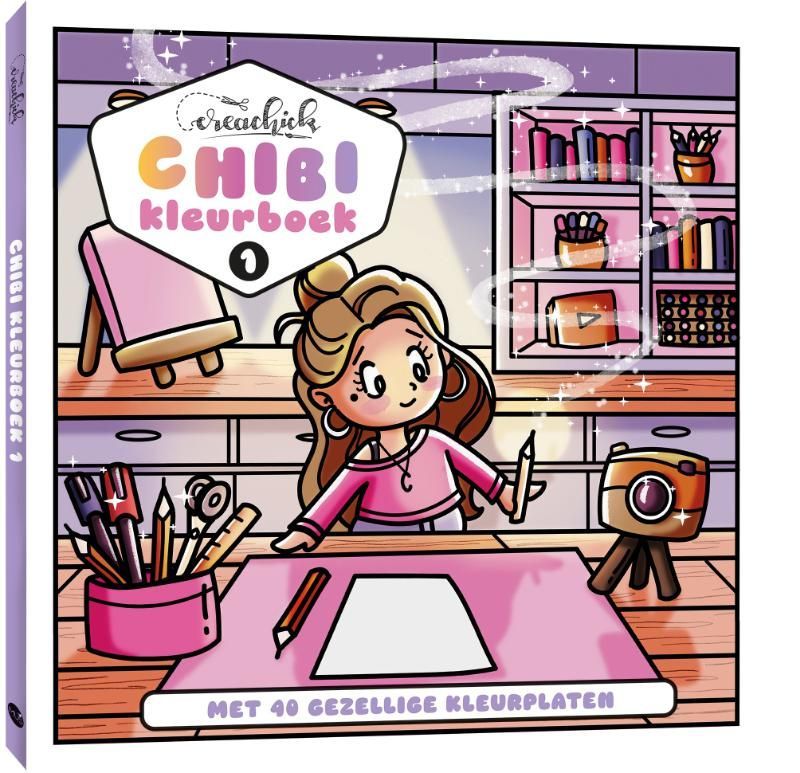 CreaChick; CreaChick Chibikleurboek - 1