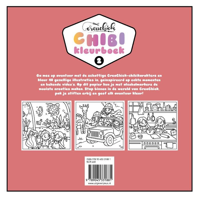 CreaChick; Chibikleurboek 2