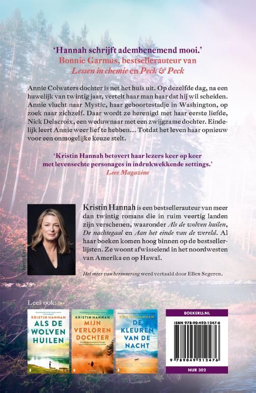 Kristin Hannah; Het meer van herinnering