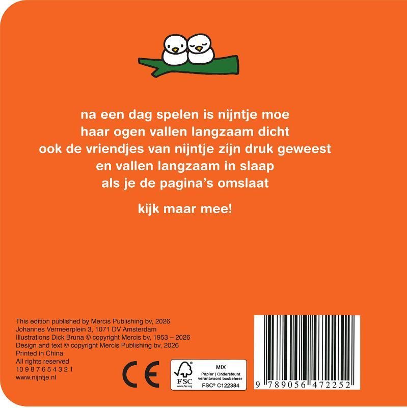 Dick Bruna; nijntje vensterboek, oogjes open oogjes dicht
