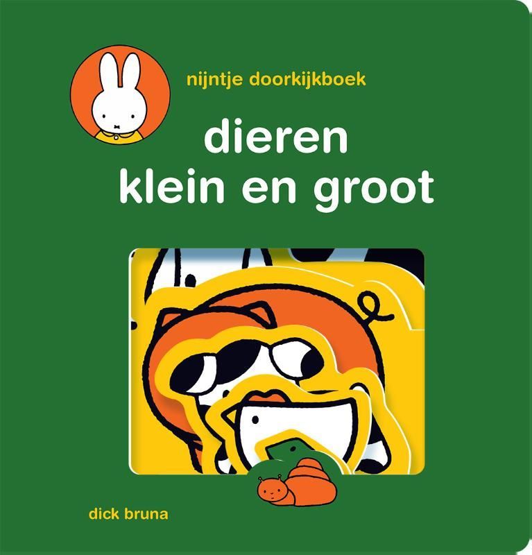 Dick Bruna; nijntje doorkijkboek, dieren klein en groot