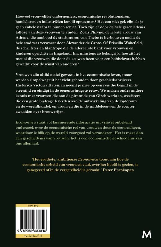 Victoria Bateman; Economica