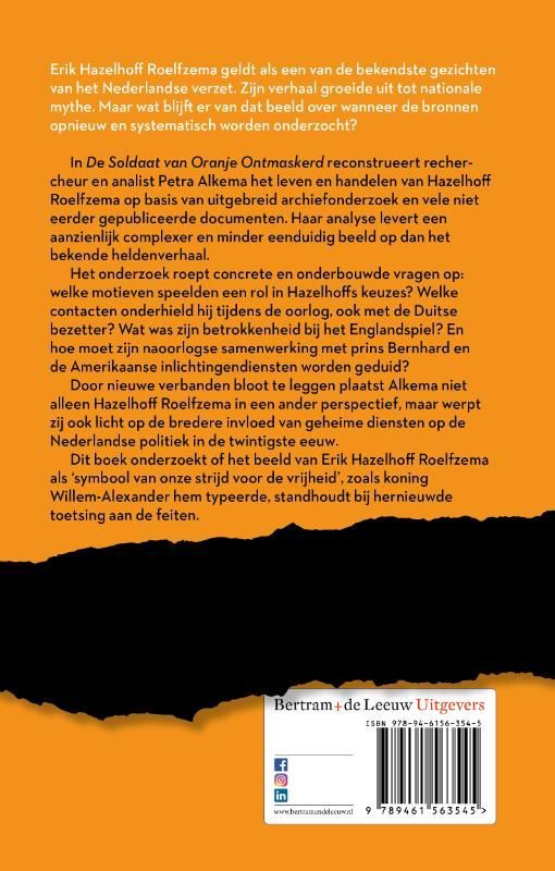 Petra Alkema; De soldaat van Oranje ontmaskerd