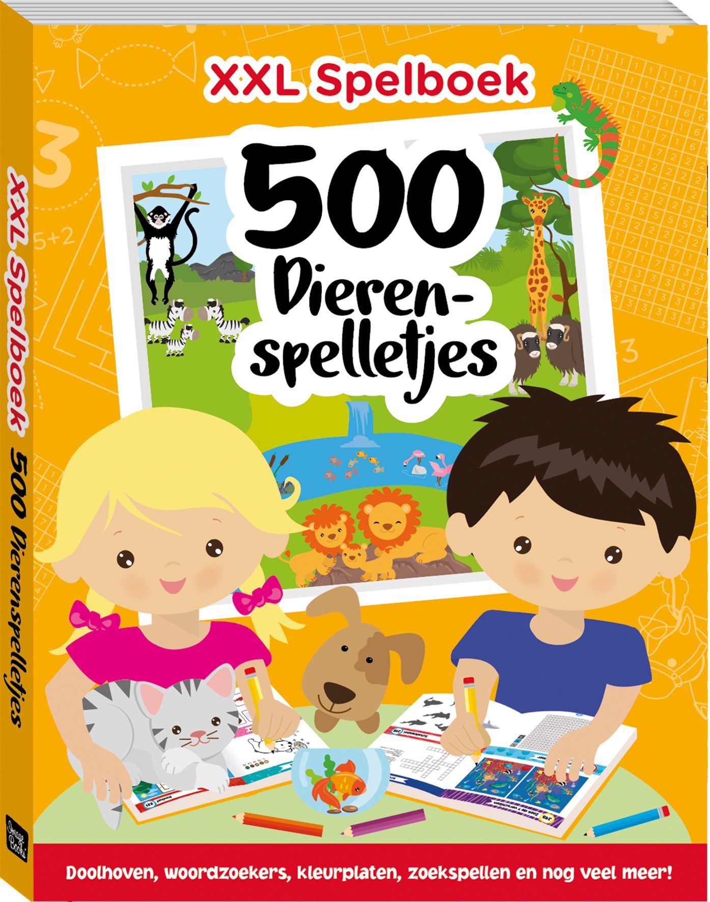 ImageBooks Factoryt; XXL Spelboek- 500 Dierenspelletjes