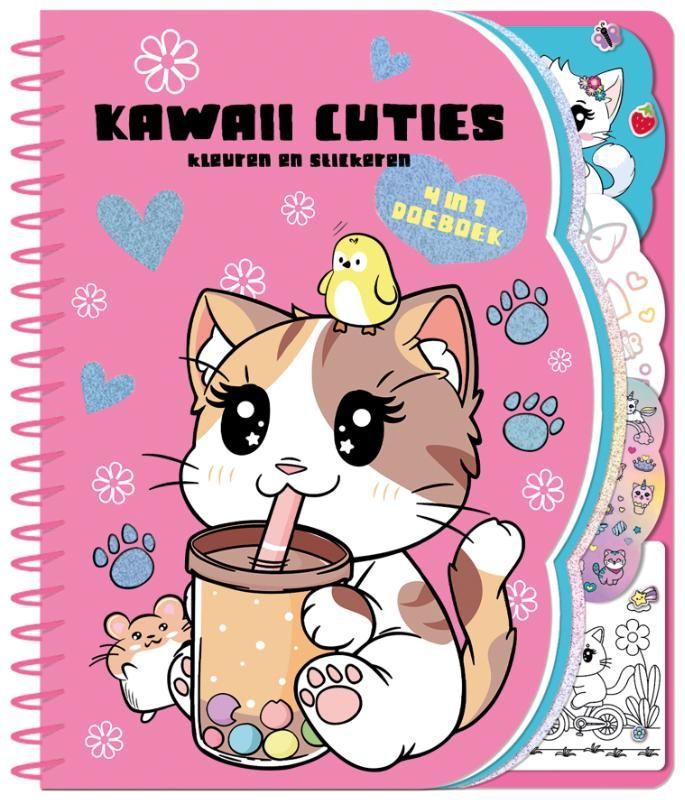 ImageBooks BV; Kawaii cuties 4 in 1 doeboek