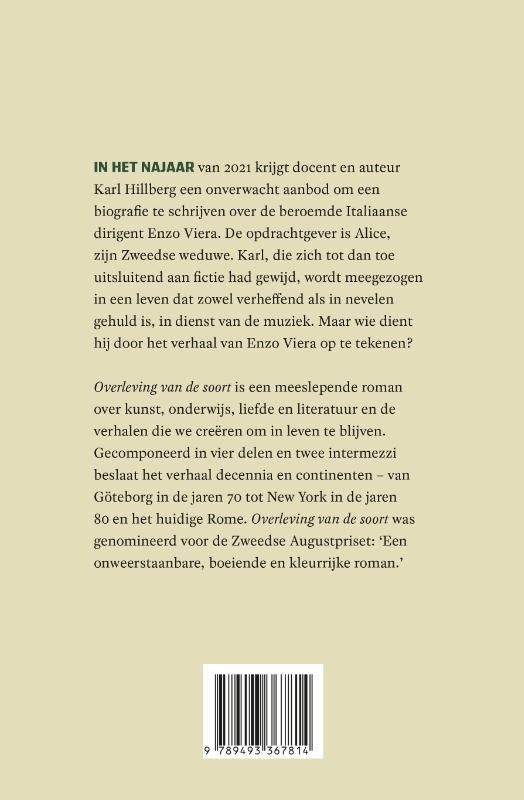 Lydia Sandgren; Overleving van de soort