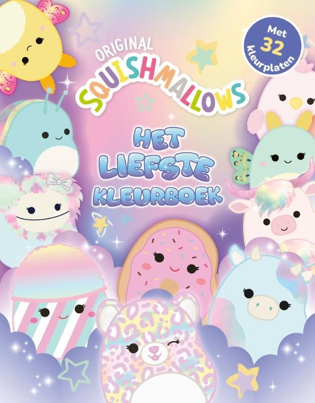 Jazwares; Original Squishmallows kleurboek