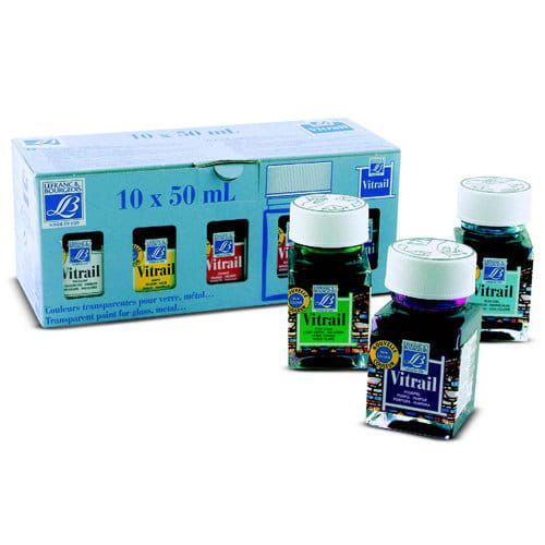 Lefranc & Bourgeois - Vitrail Glas- en Porselein set