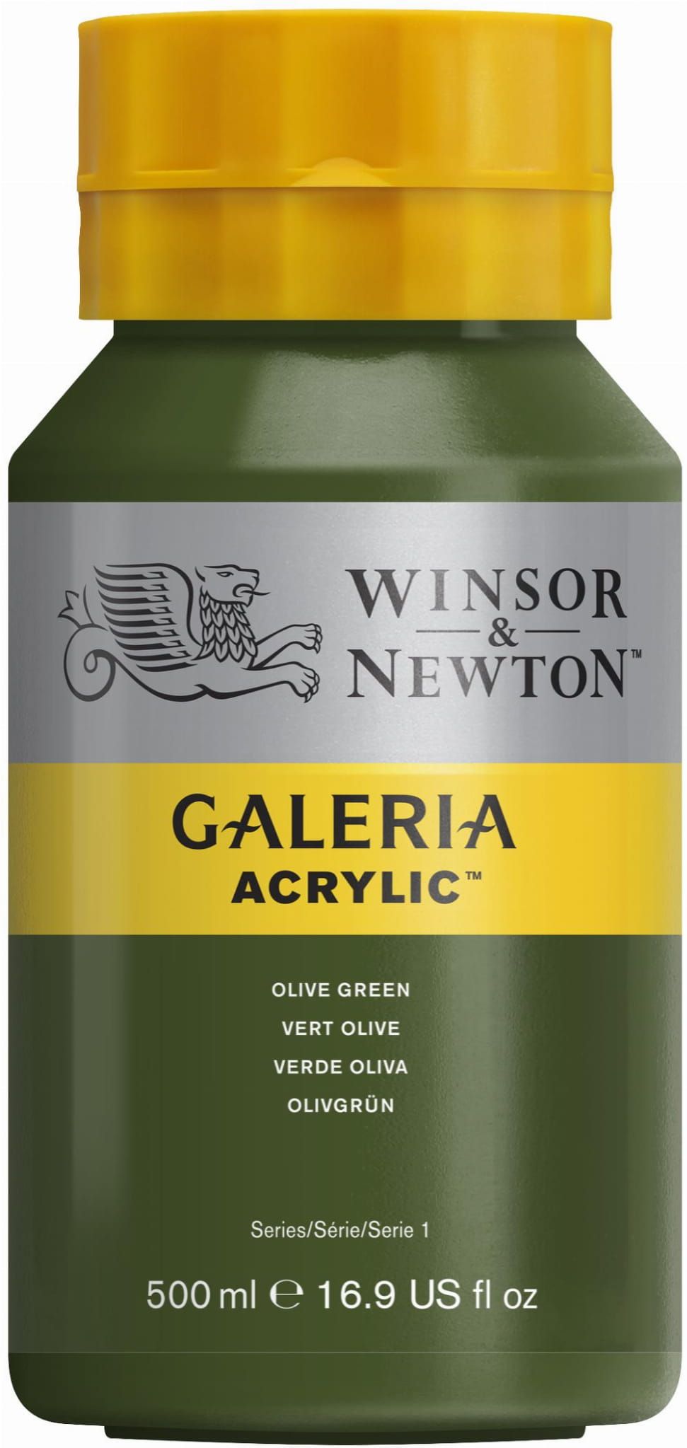 Winsor & Newton - Galeria Acrylic Olive Green (500ml)