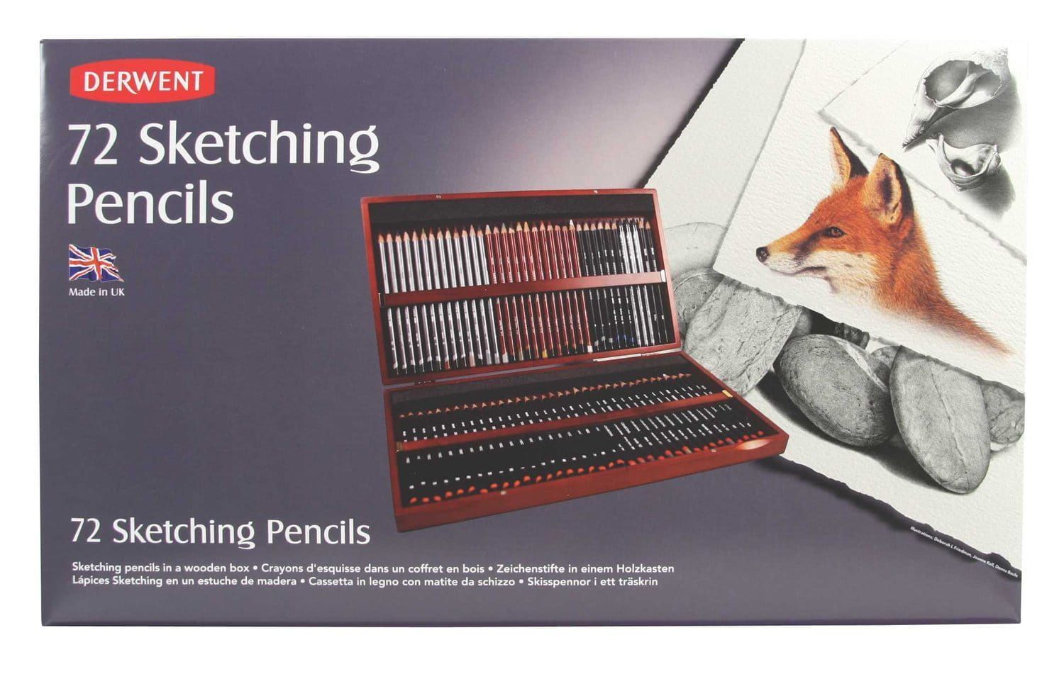 Derwent - Sketching Potloden (72 kleuren)