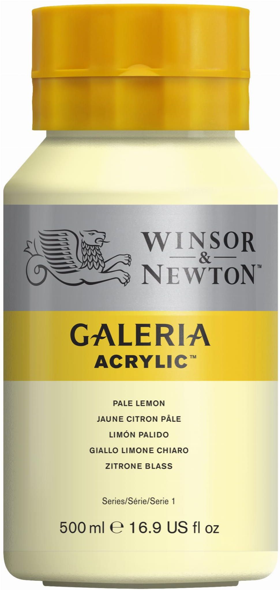 Winsor & Newton - Galeria Acrylic Pale Lemon (500ml)