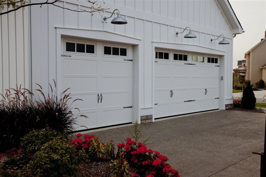 Model 63 in White with 3 Pane Windows and Decorative Hardware