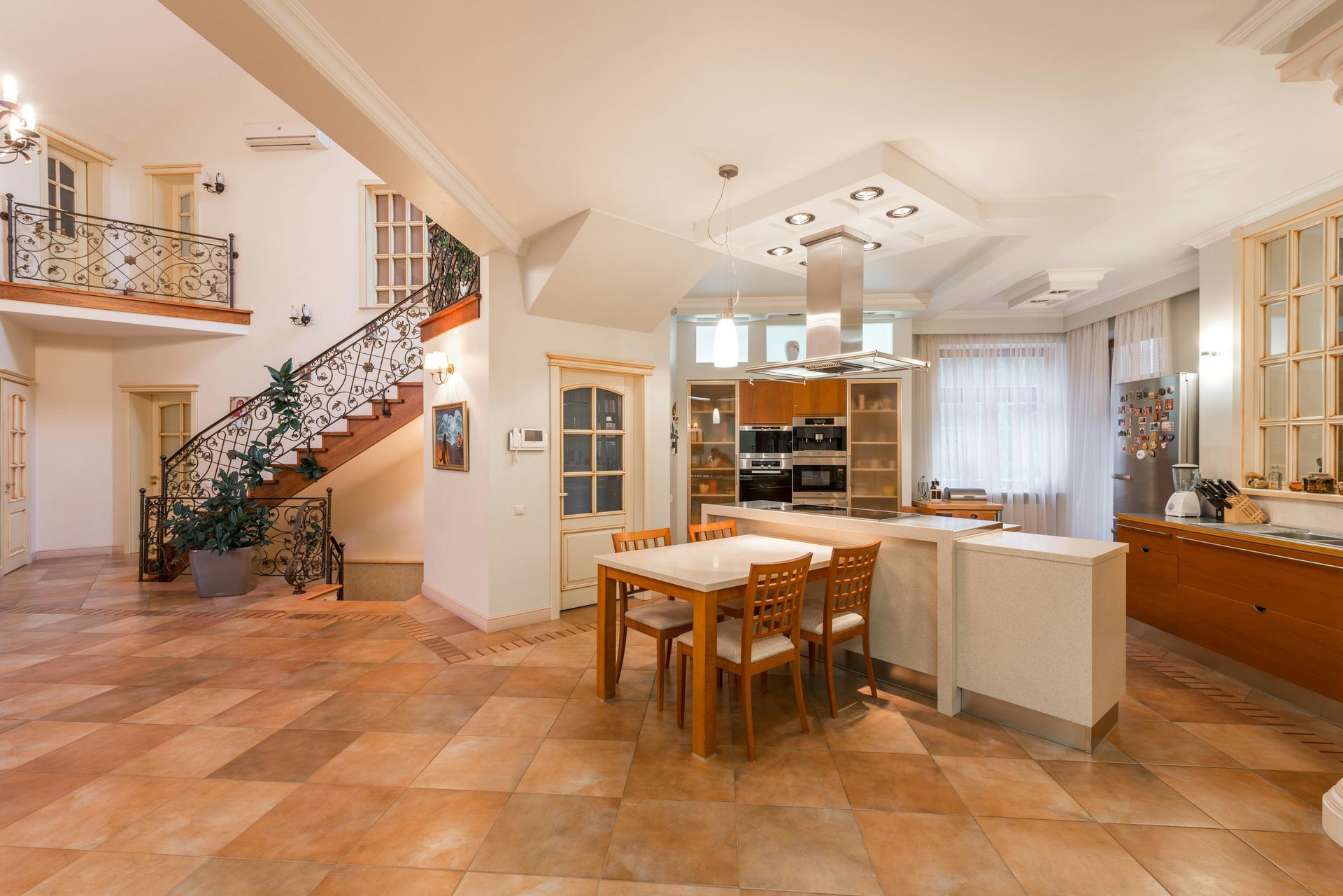 Open-concept kitchen and dining room remodeling in Ogden, Utah