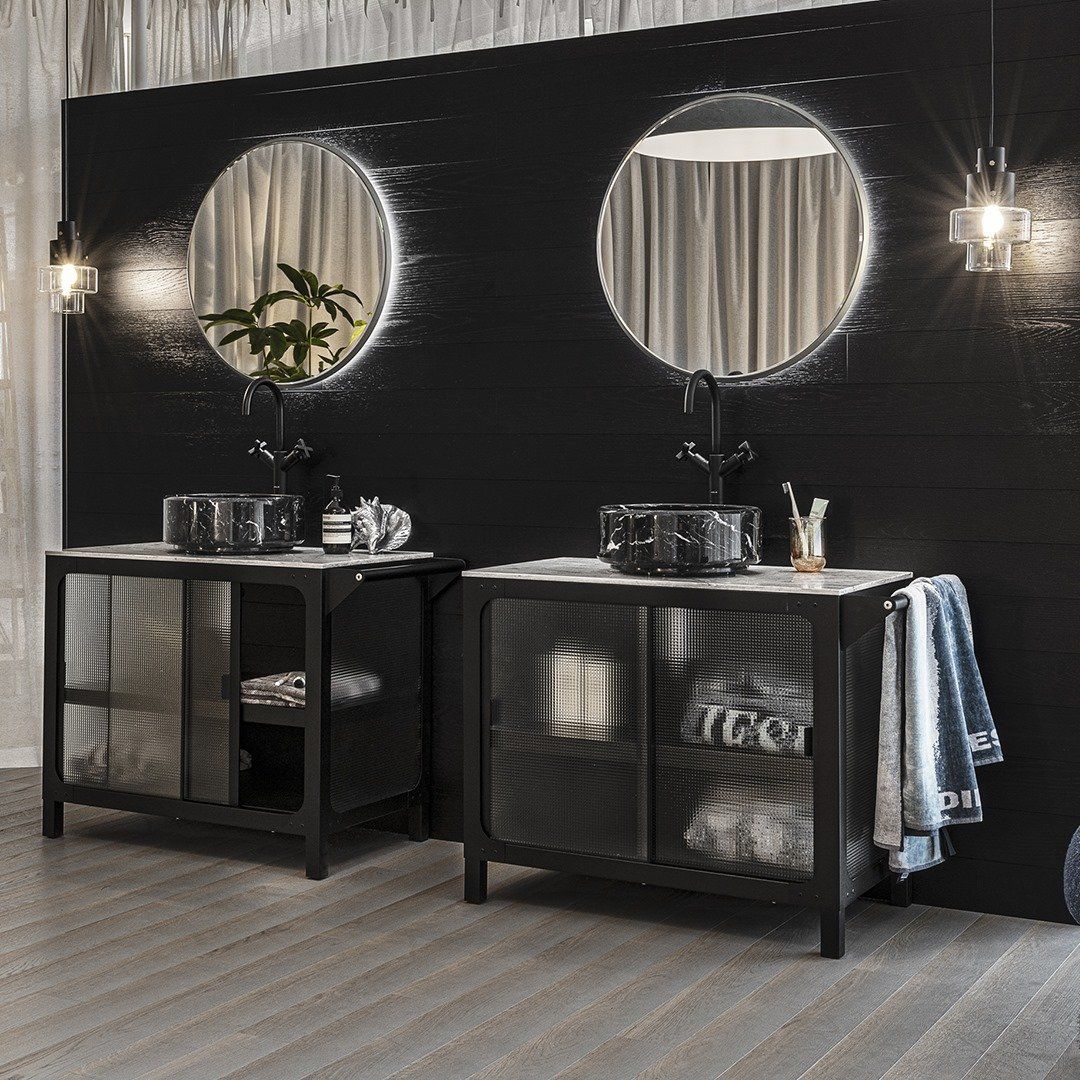 mobili per bagno con specchi