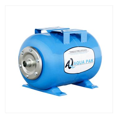 Tanque precargado horizontal de membrana, Aqua Pak