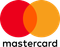 A red and orange circle with the word mastercard on it.