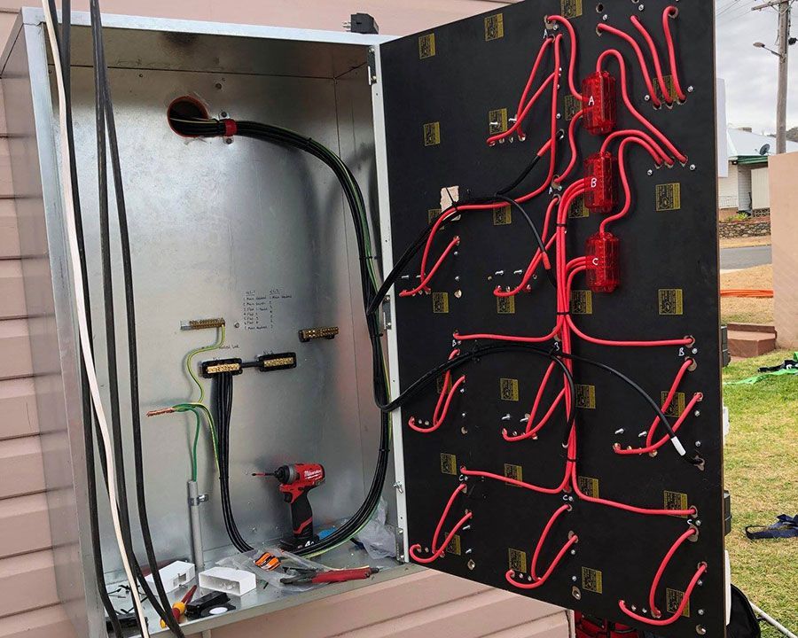 Box With A Drill And A Bunch Of Wires On It — Experienced Solar Installers in Tamworth