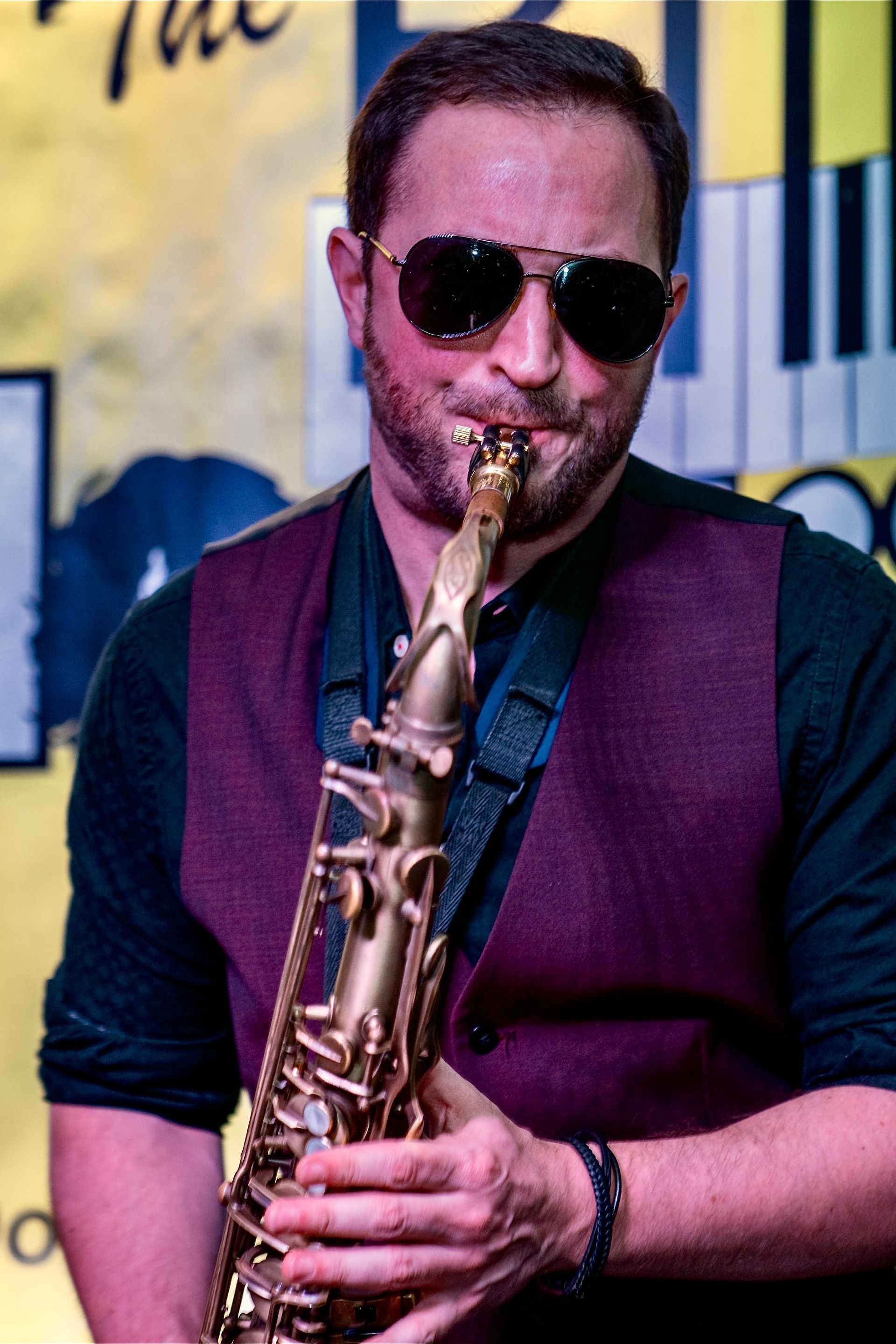 Man with Musical Instrument