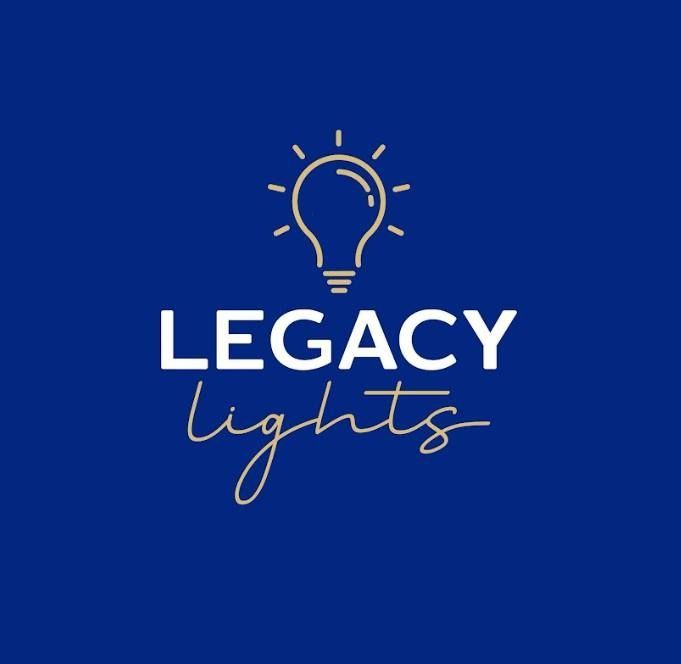 A logo with a lightbulb icon above the text 
