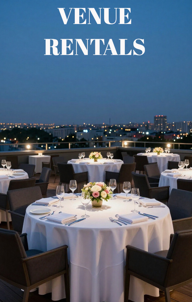 Private events at cityview rooftop