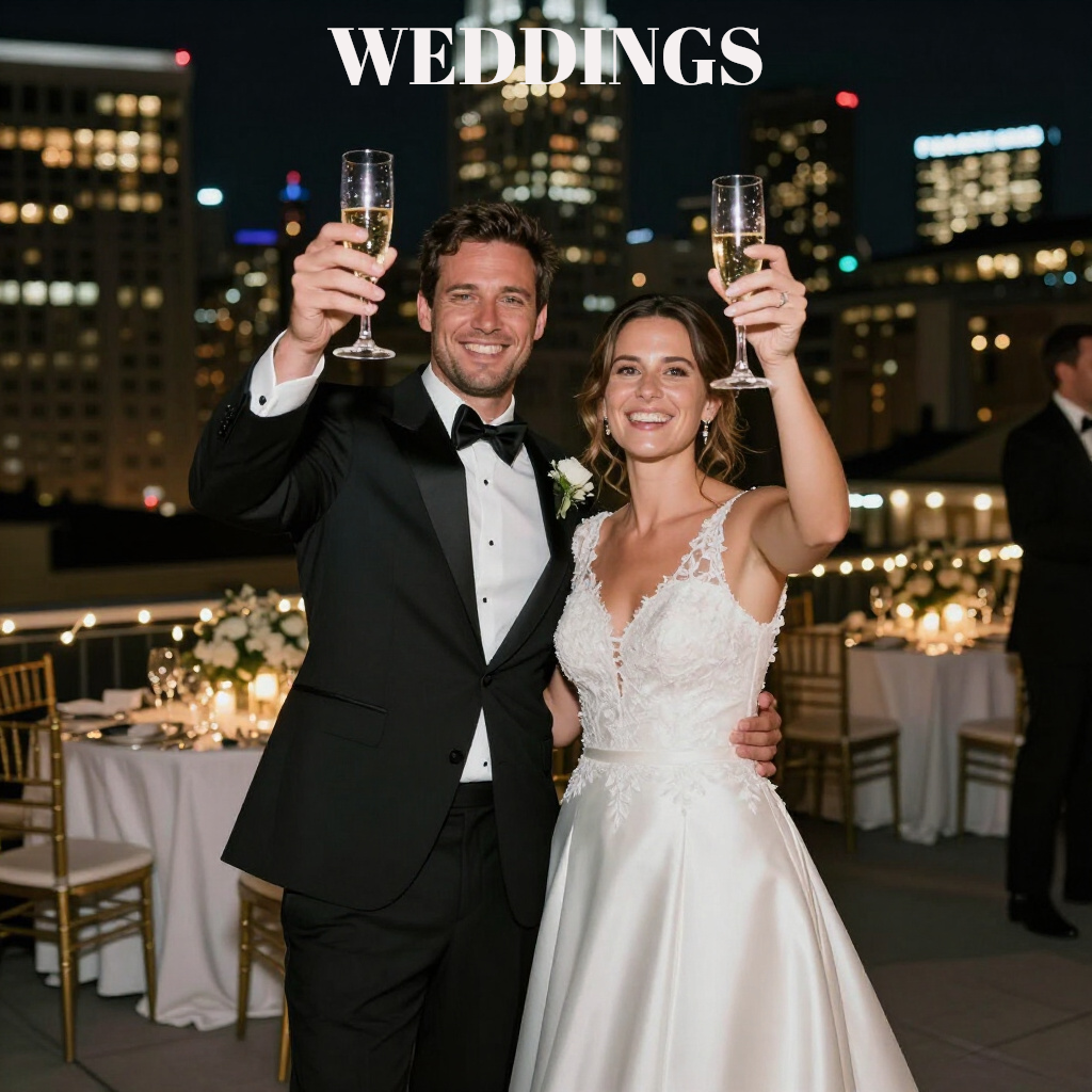 Wedding at Cityview Rooftop Event Space