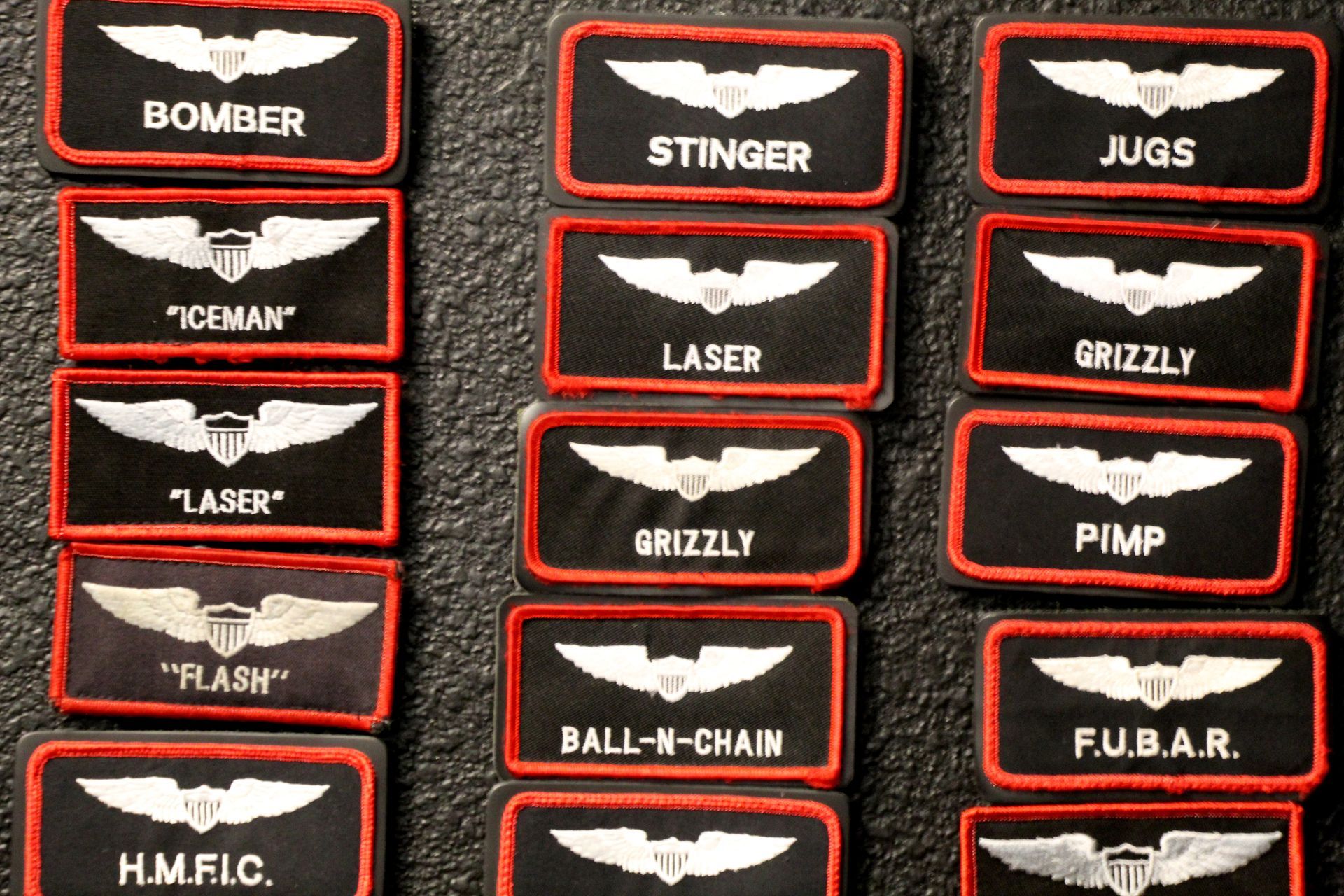 Bomber stinger jugs laser grizzly pimp ball-n-chain h.m.fic