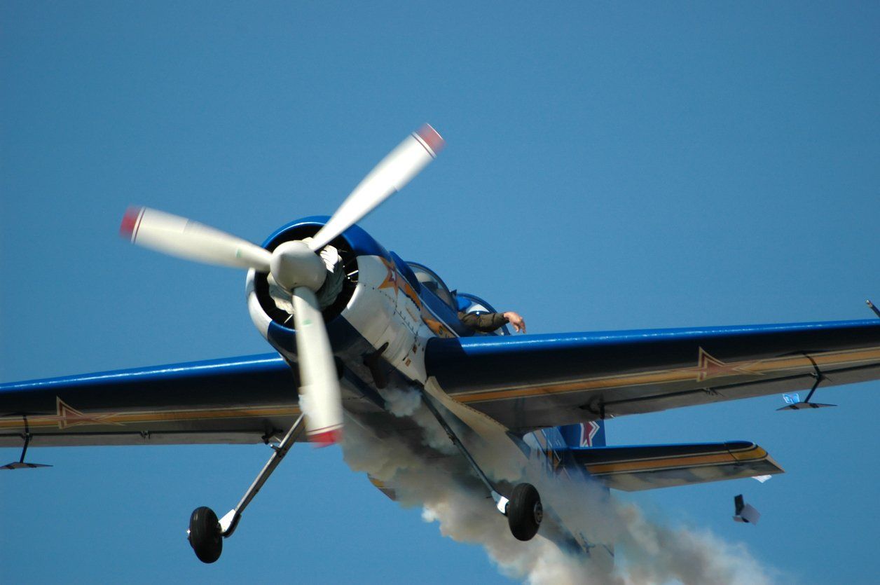 Russian Sukhoi Su-29 aerobatic plane