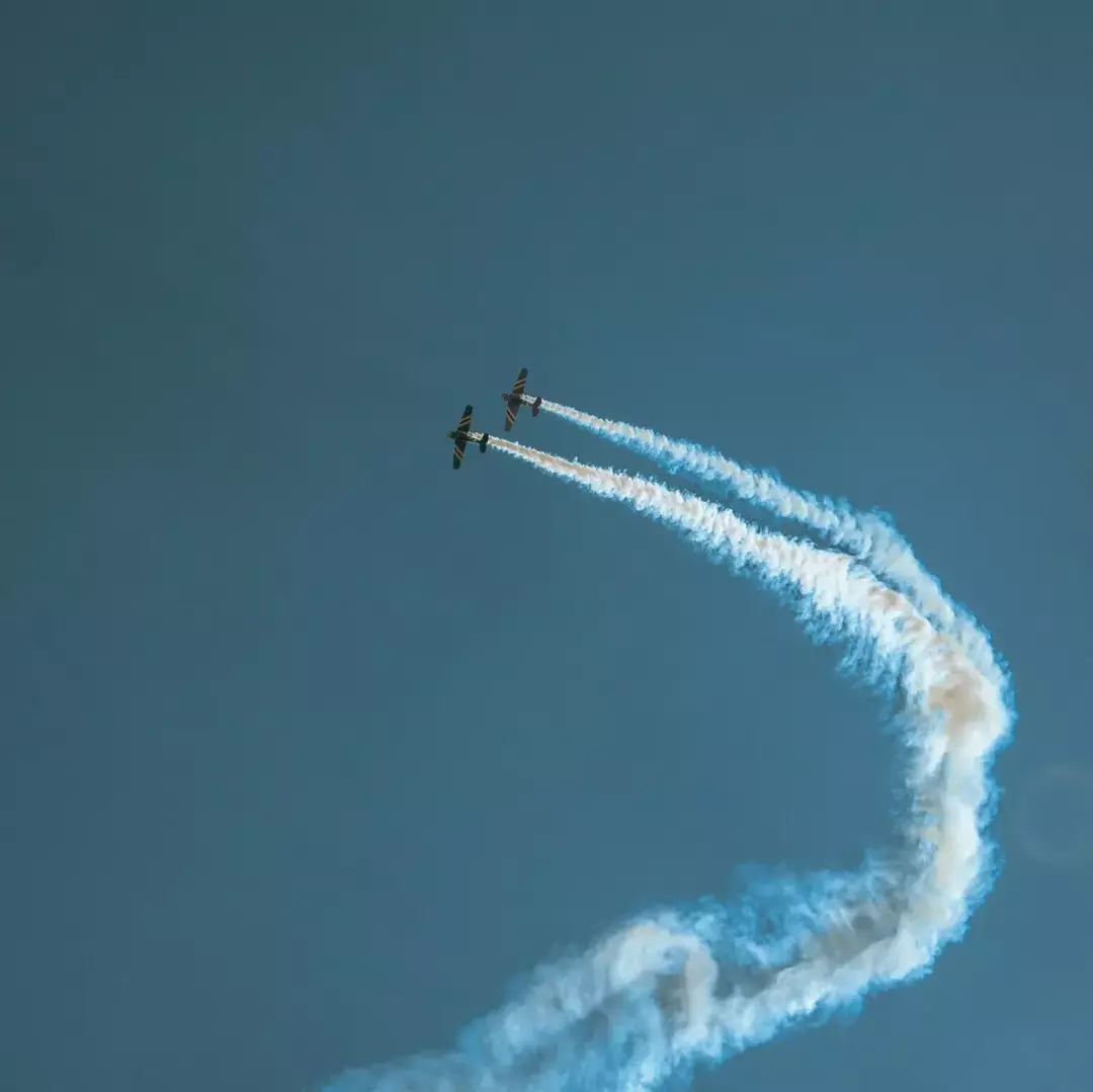 2 Stunt Planes Flying In The Sky 2 Stunt Planes Flying In The Sky