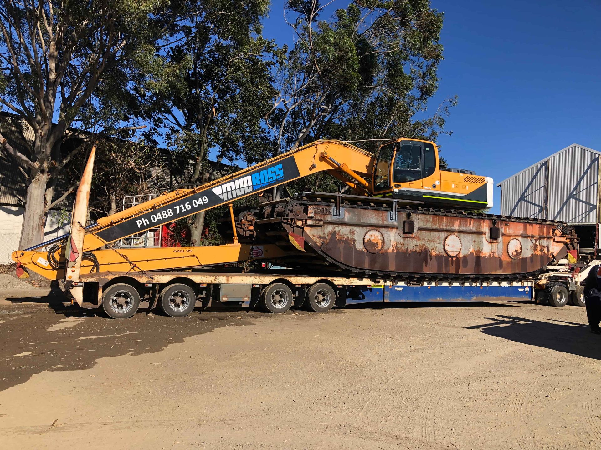 Heavy Transport Of Crane — Col Adamson Transport Pilot Services In Farleigh, QLD