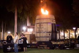 Large Wooden Barrel