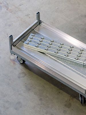 Short Rack Trolley Short-Term Storage Trolleys | Brisbane & Gold Coast | Oztrolley