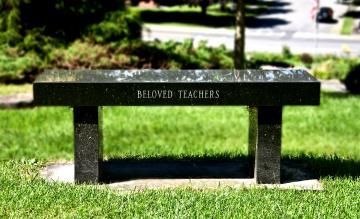 black bench monument