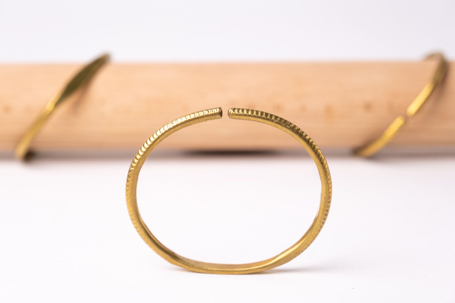 Armband Messing Fijne lijn