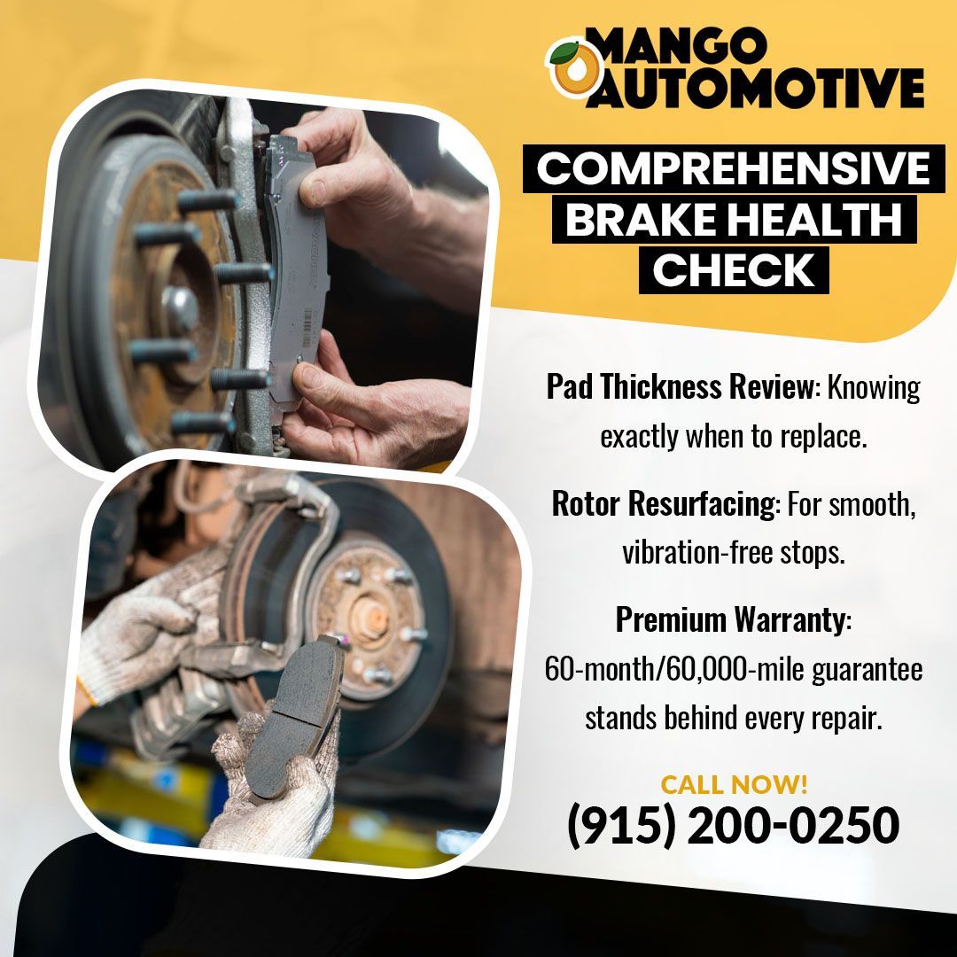 Comprehensive brake health check