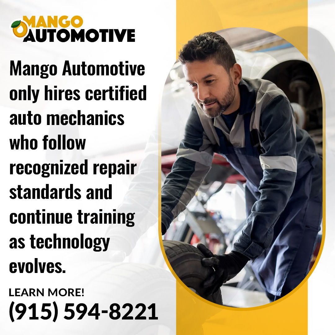 certified auto mechanics in East El Paso