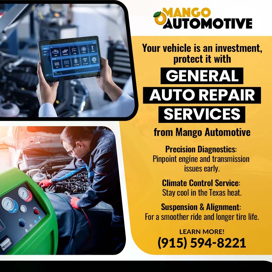 auto repair services - Mango Automotive East El Paso