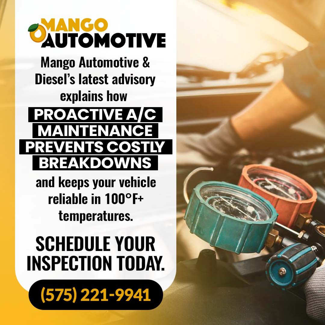 Proactive A/C maintenance