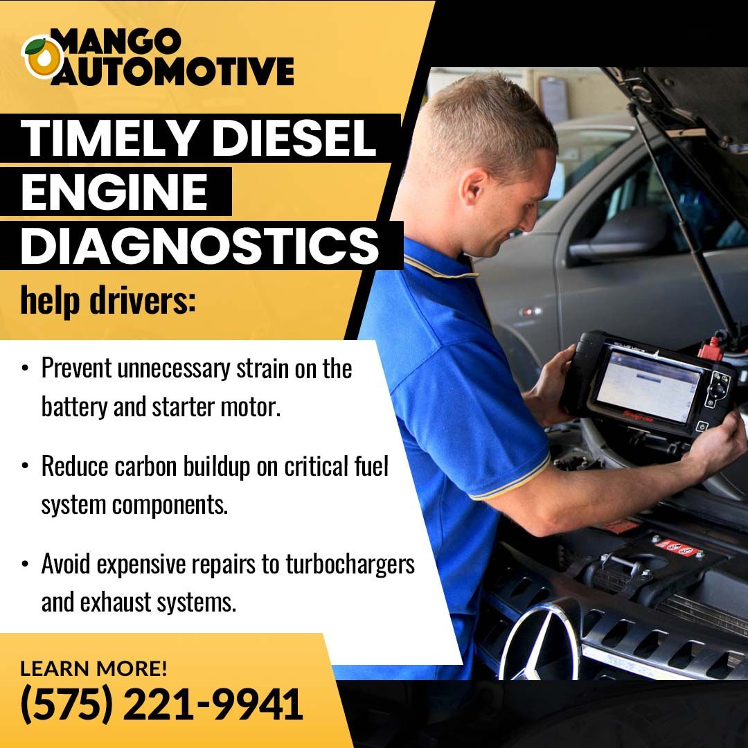 Timely diesel engine diagnostics- Mango Automotive & Diesel (Las Cruces)