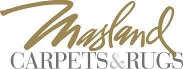 Mashland Carpets & Rugs logo in gold and gray text on a white background