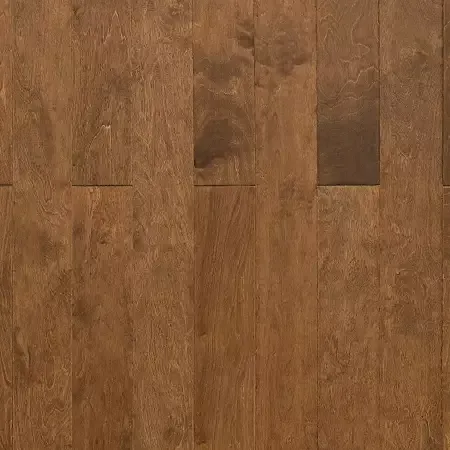 Close-up of brown wooden floor planks with visible grain and seams